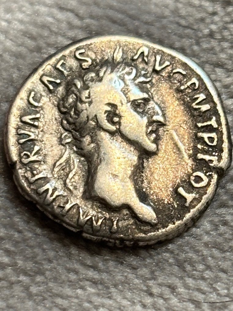 Romeinse Rijk. Nerva (96-98 n.Chr.). Denarius Rome, 97 - Instrument Pontificaux #1.2