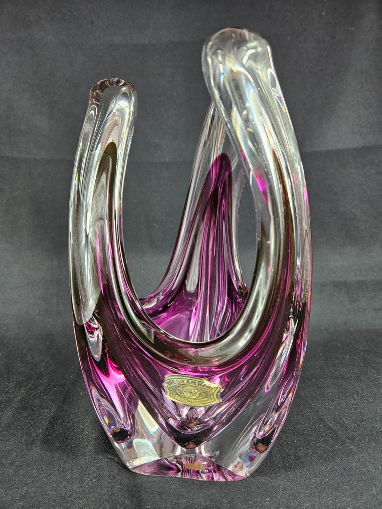 Val Saint Lambert - 花瓶 (1)  - 水晶 #1.1
