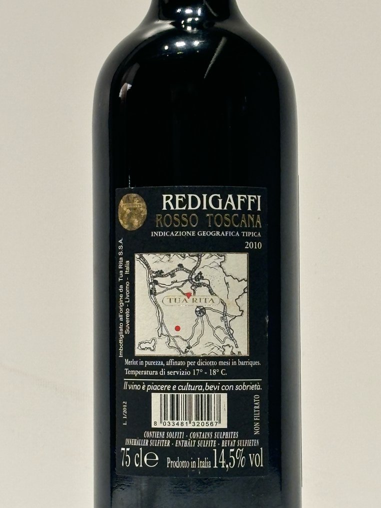 2010 Tua Rita, Reddigaffi - Toscane IGT - 1 Fles (0,75 liter) #2.1