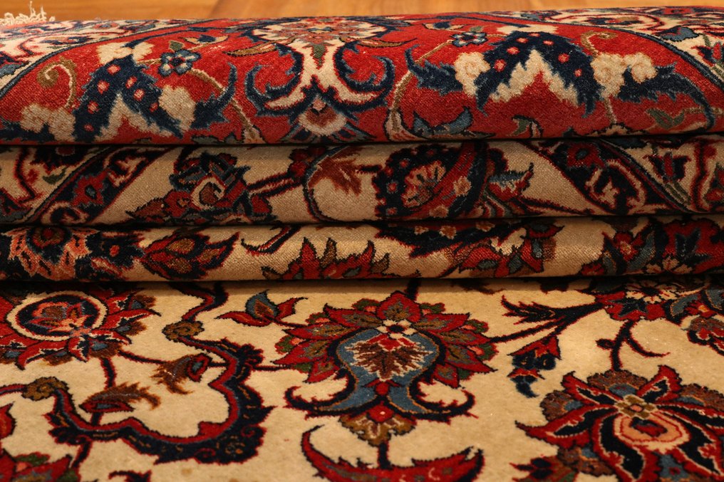 Gammal Isfahan mycket fin persisk matta - Matta - 4.54 cm - 3.22 cm #3.1
