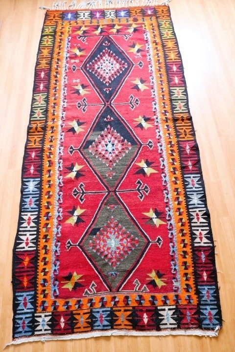 Yuruk - 凯利姆平织地毯 - 295 cm - 126 cm #1.1