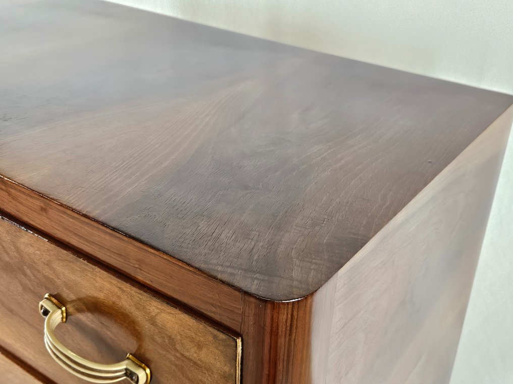 Commode - Art Deco chest of drawers in walnut - Burr walnut #3.2