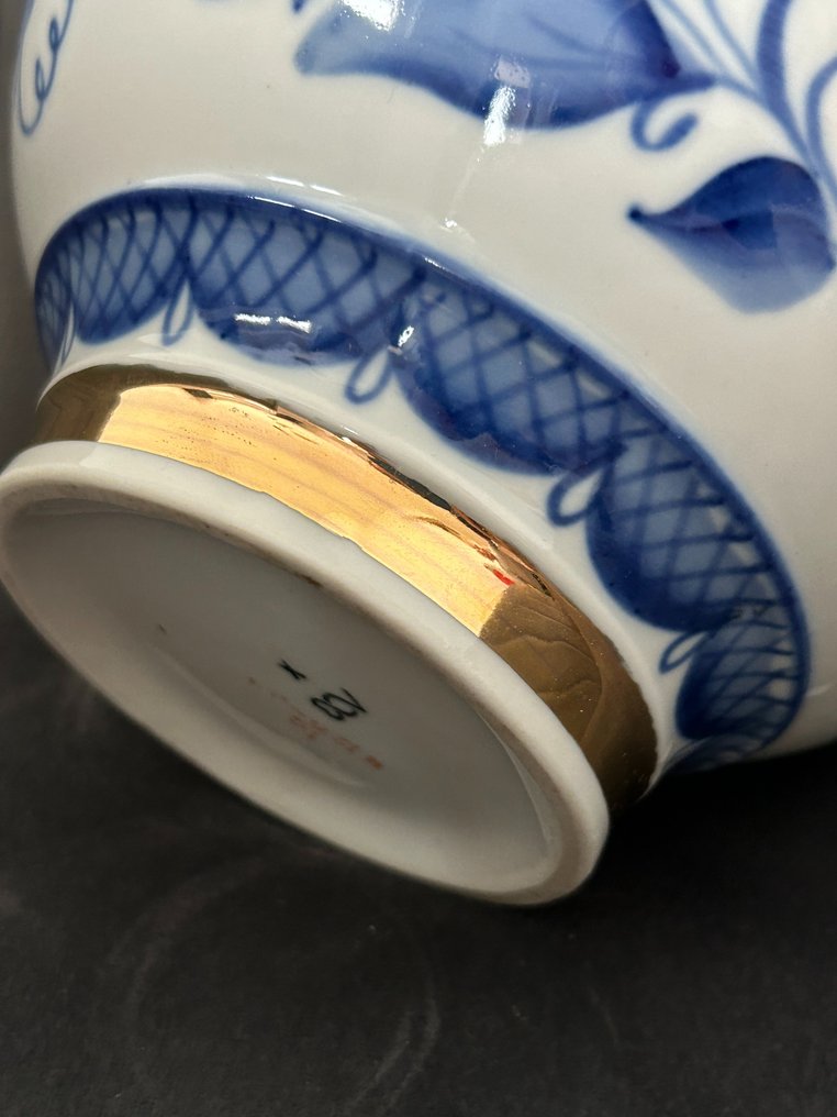 Kaffekande - Forgyldt, Porcelæn #1.2