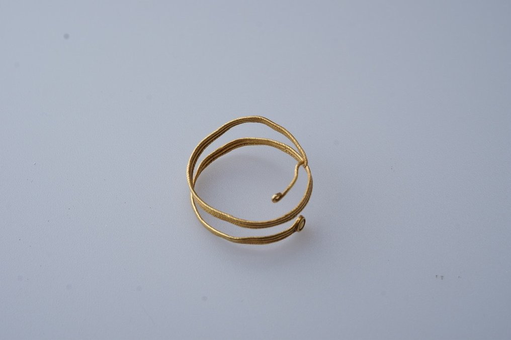 Ετρούσκοι Χρυσός Ετρουσκικό χρυσό σπειροειδές δαχτυλίδι #2.1