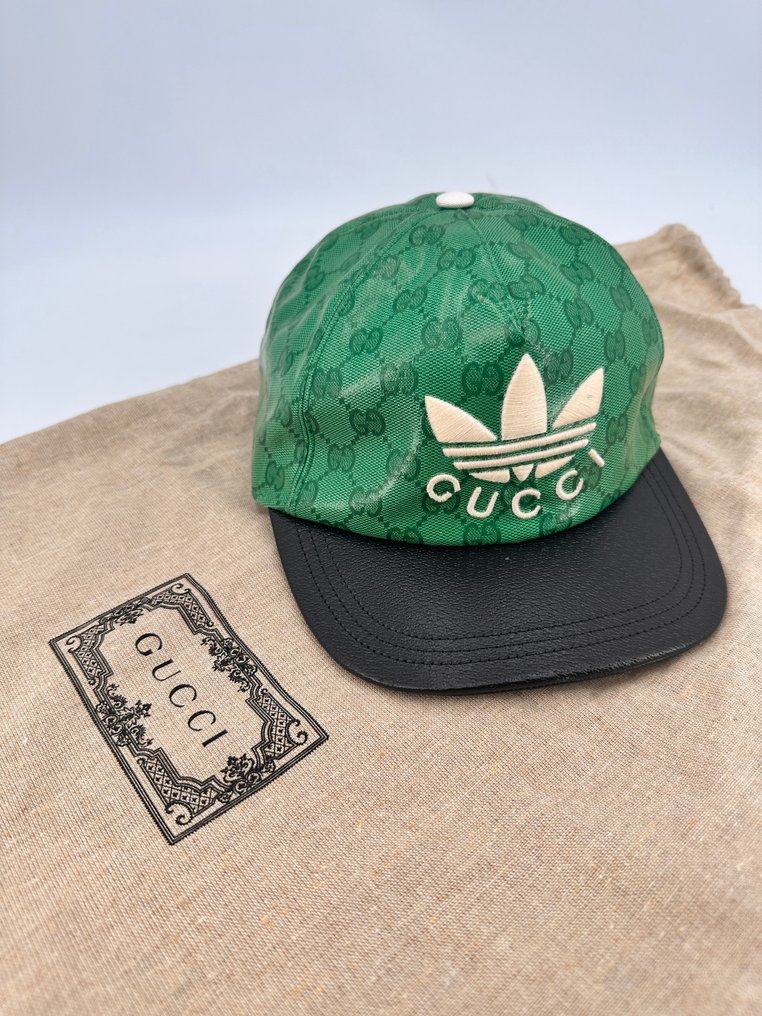 Gucci - 帽 - 亞麻, 棉, 混合面料, 皮革 #1.1