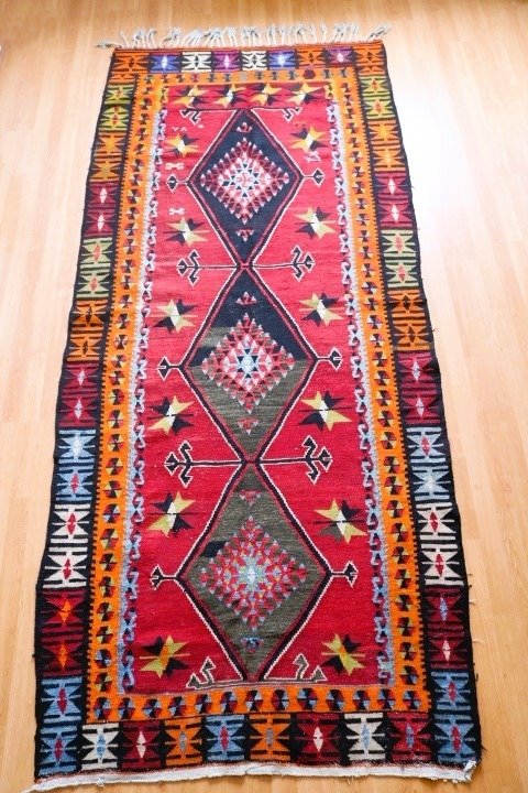 Yuruk - 凯利姆平织地毯 - 295 cm - 126 cm #1.2