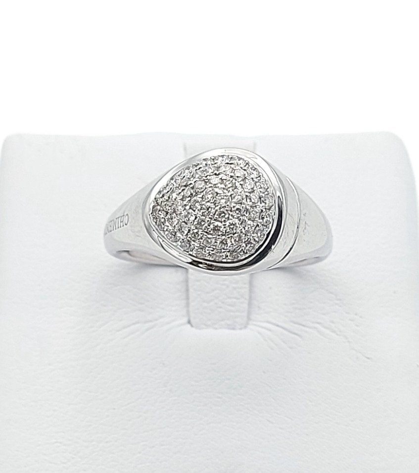 Chimento - Bague - 18 carats Or blanc -  0.25 tw. Diamant #1.1