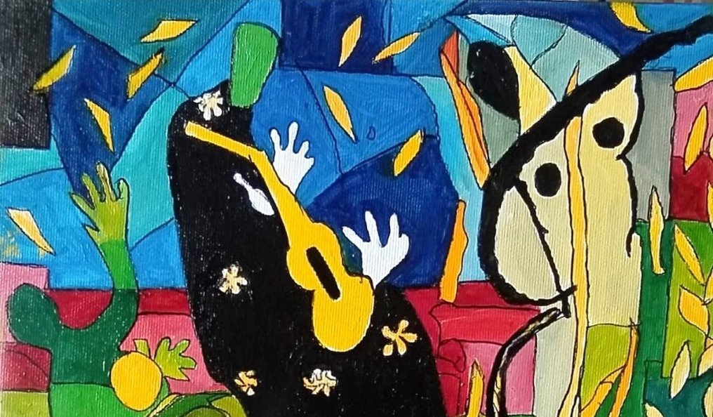 Grazia Braggion (1955) - Omaggio a Matisse tristezza del re #2.1