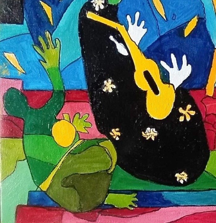 Grazia Braggion (1955) - Omaggio a Matisse tristezza del re #3.1