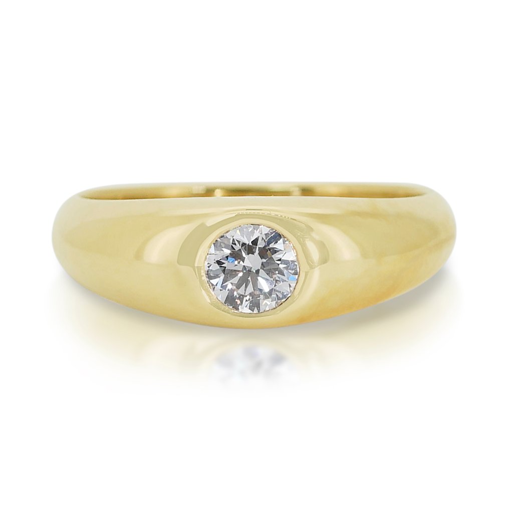 Gyűrű - 18 kt. Sárga arany -  0.76ct. tw. Gyémánt  (Természetes) #1.1