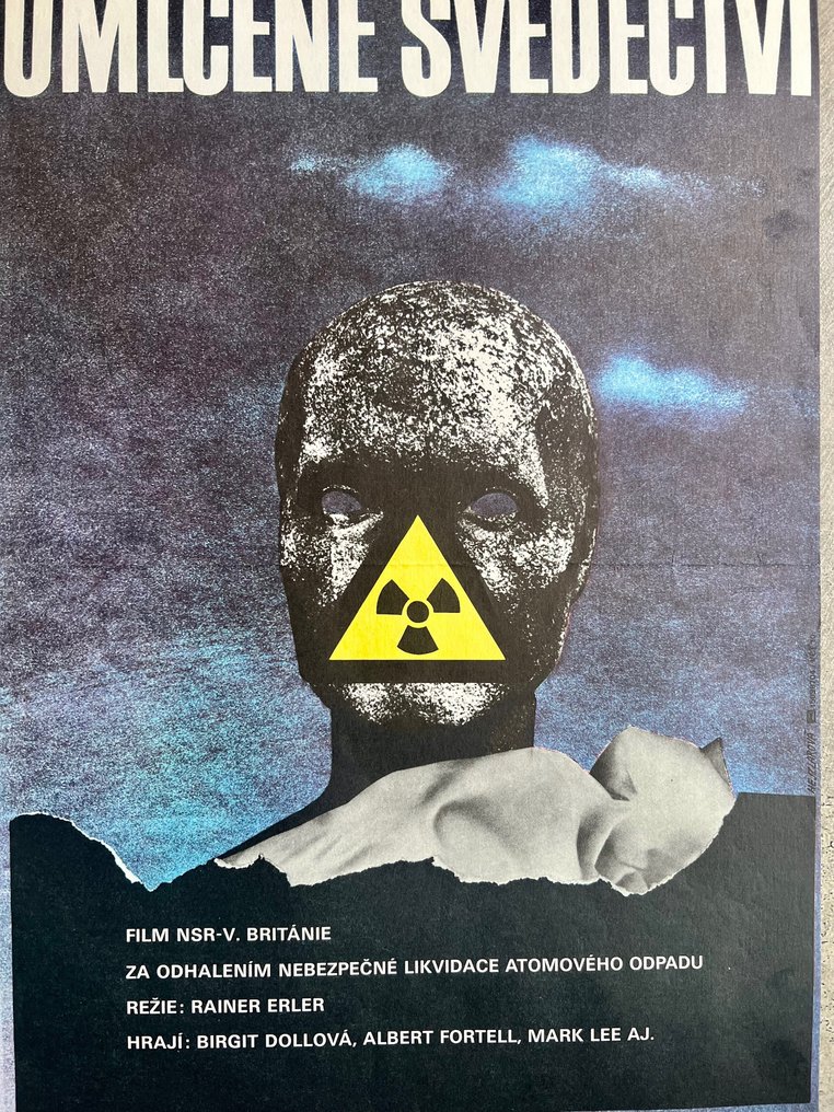 Hejzlarova - 1986 Czech poster - pop culture, Prague, atomic, nuclear Hazzard - 1980er Jahre #1.2