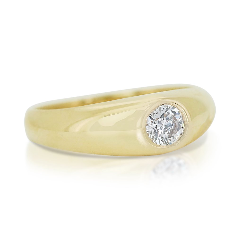 Bague - 18 carats Or jaune -  0.76ct. tw. Diamant  (Naturelle) #1.2