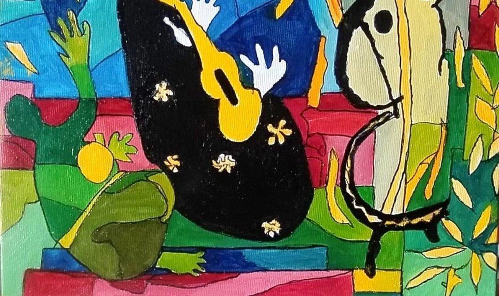 Grazia Braggion (1955) - Omaggio a Matisse tristezza del re #2.2