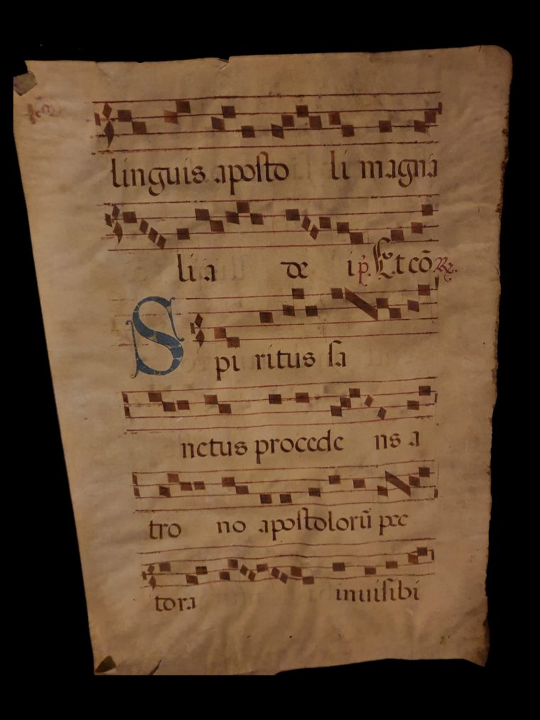 Anon - Manoscritto Medievale Liturgico - 1400 #1.1