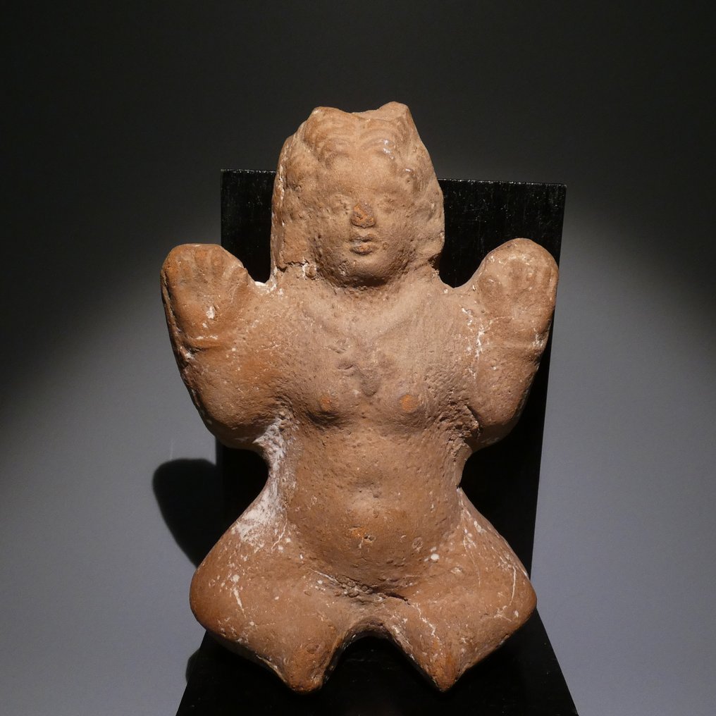 Altägyptisch Karneol Figur einer weiblichen Konkubine. 18 cm H. Ptolemäische P., 100 v. Chr. Aus alter Sammlung. #1.1