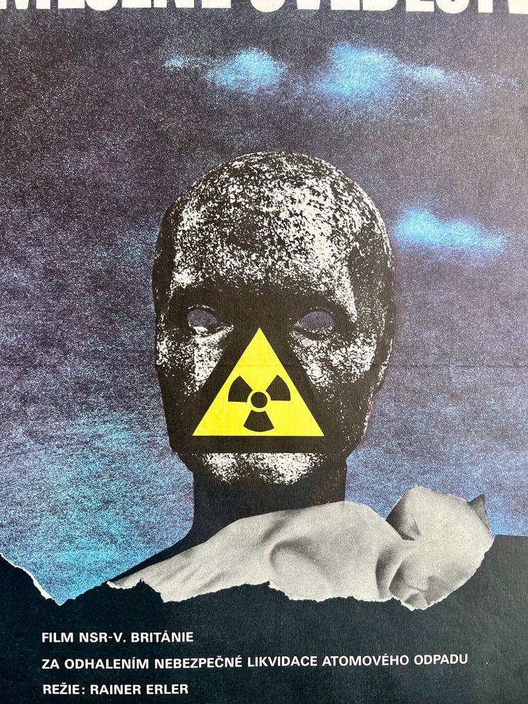 Hejzlarova - 1986 Czech poster - pop culture, Prague, atomic, nuclear Hazzard - 1980er Jahre #2.1