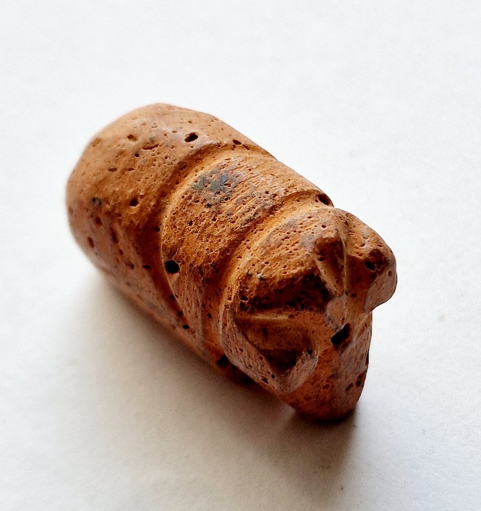 哈拉帕文明 Terracotta 象珠護身符 - 31 mm #2.1