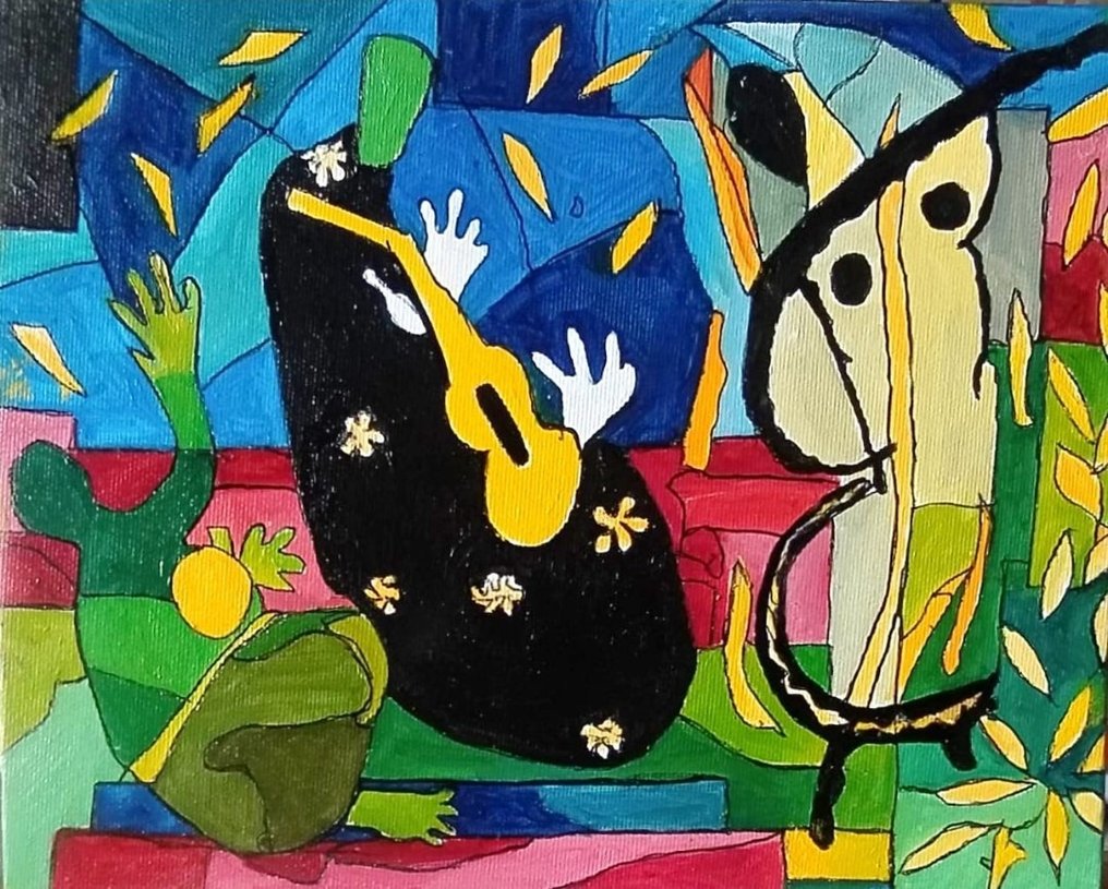Grazia Braggion (1955) - Omaggio a Matisse tristezza del re #1.1