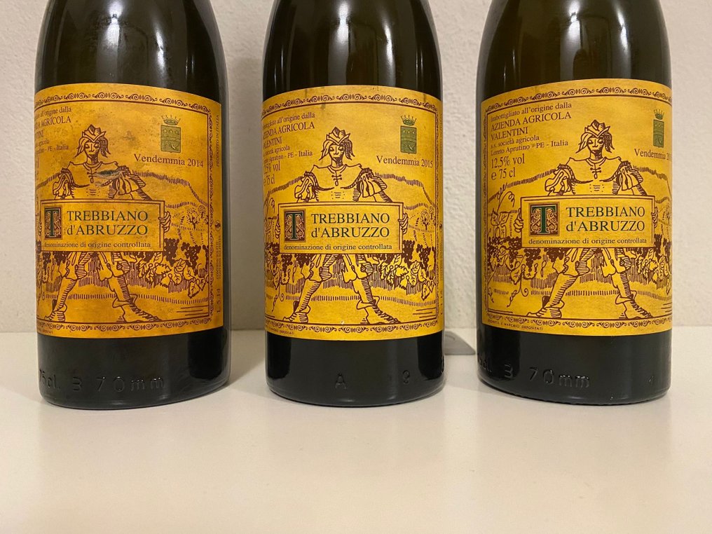 Valentini, Trebbiano d'Abruzzo; 2014, 2015 & 2016 - Abruzzo - 3 Bottles (0.75L) #2.2