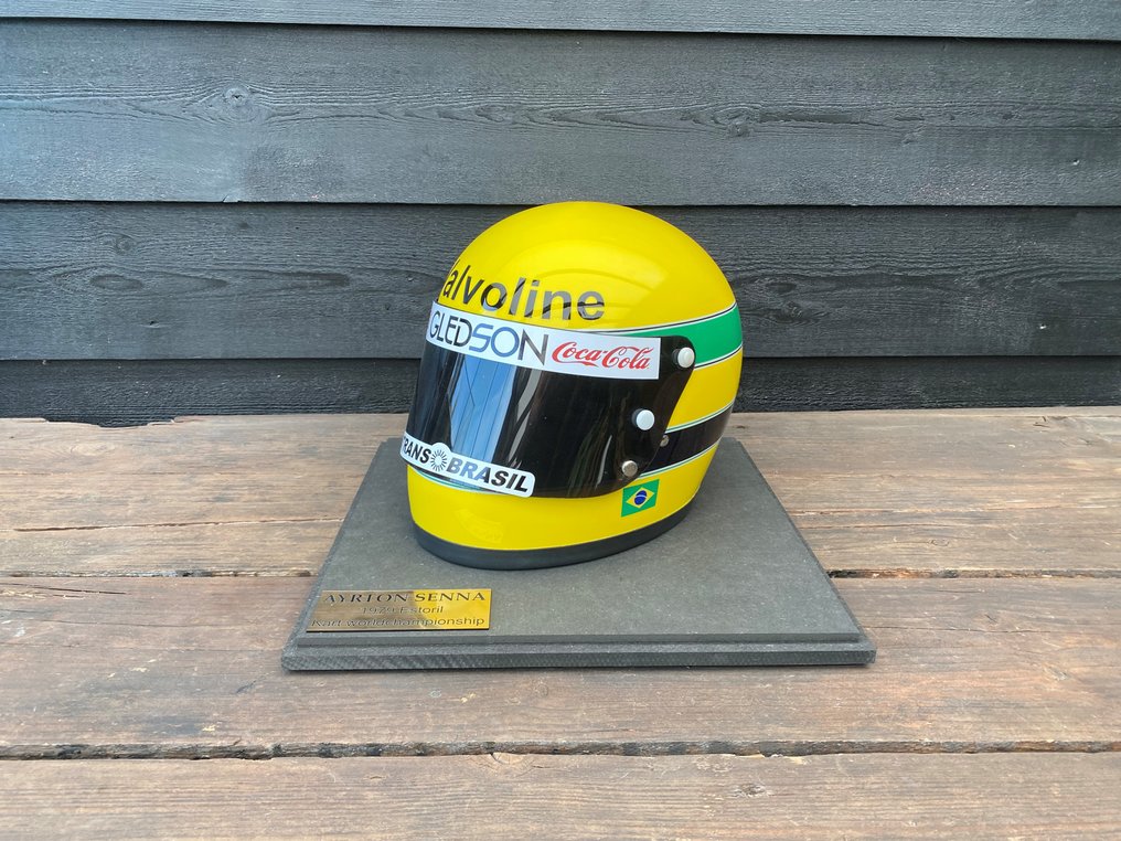 World Championship Karting - 艾爾頓·冼拿 - 1979 - 仿製頭盔  #3.1