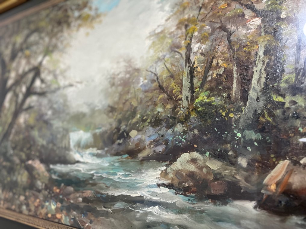 Antonio De Vity (1901-1993) - Harmonie Aquatique: Le Flux dans la Forêt - XL format #4.3