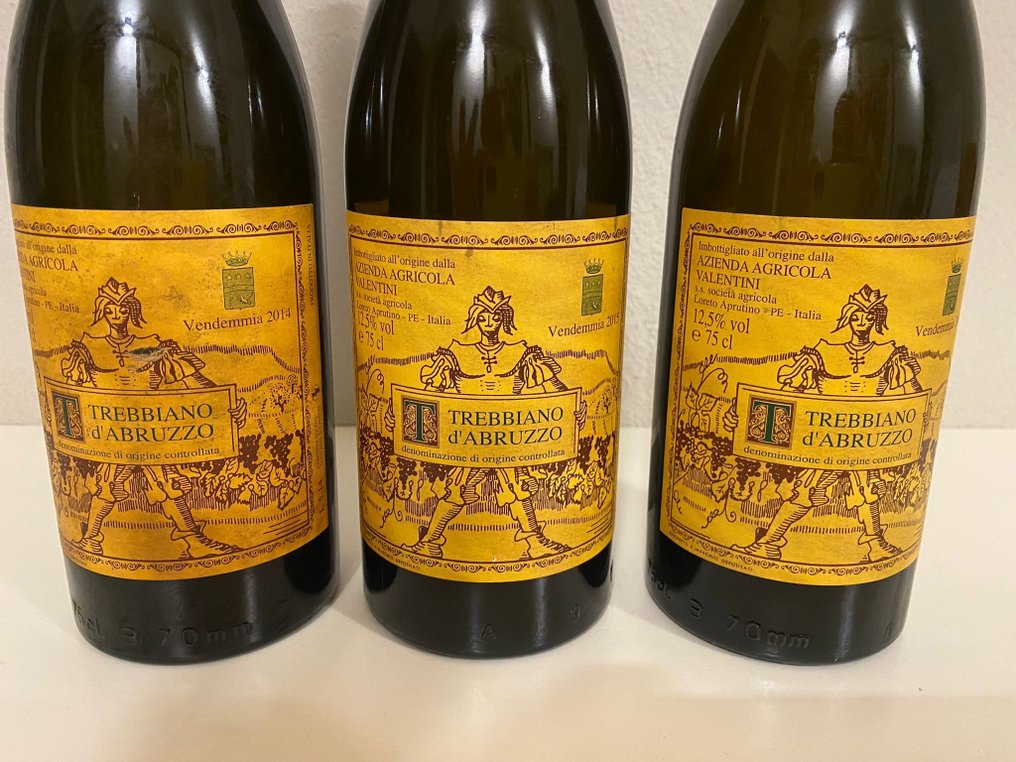 Valentini, Trebbiano d'Abruzzo; 2014, 2015 & 2016 - Abruzzo - 3 Bottles (0.75L) #2.1