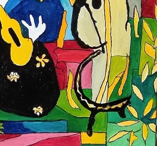 Grazia Braggion (1955) - Omaggio a Matisse tristezza del re #3.2