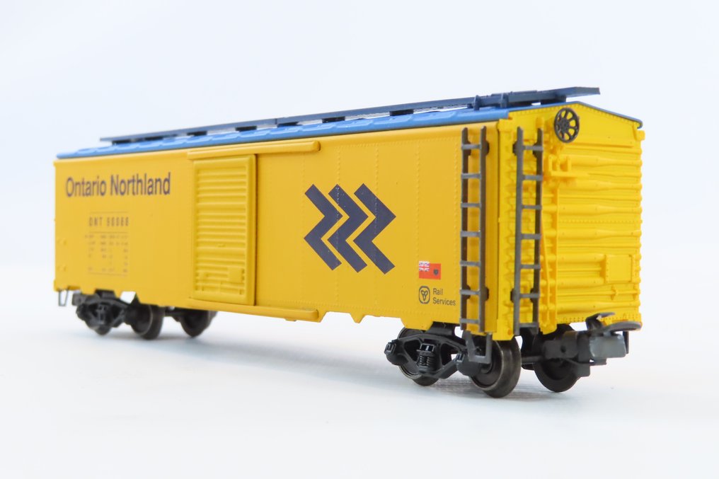 Märklin H0 - 4776 - Modeltrein goederenwagon (1) - Vier-assige box-car 'Ontario Northland', geel #1.1