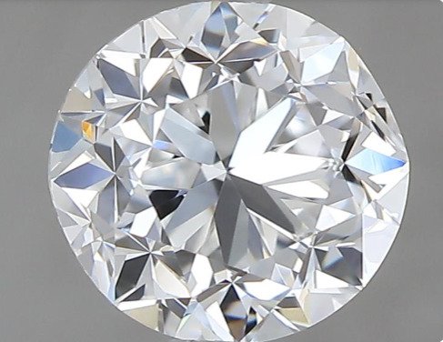1 pcs Diamante - 1.00 ct - Rotondo - D (incolore) - IF (Internamente Perfetto), FAIR/EX/GOOD/STRONG *Low Reserve Price* #1.1