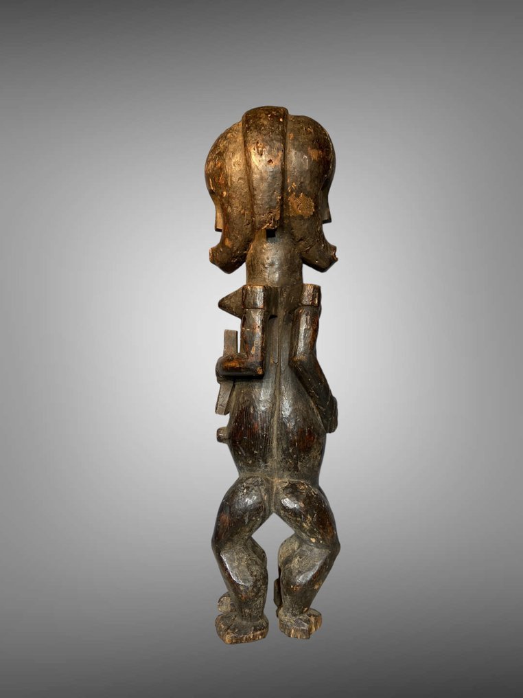 Janus Sculptuur - 60cm - Giftand - Gabon #1.2