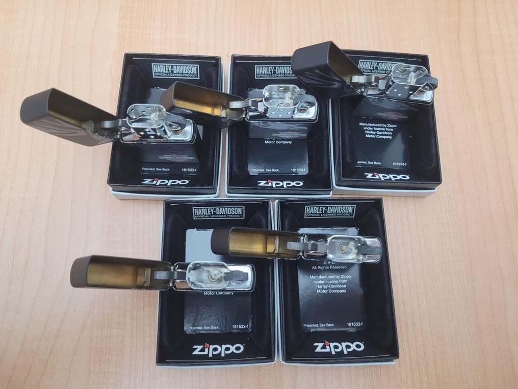 Zippo - Encendedor zippo Harley davison - Pocket lighter - Brass, Steel (stainless) #3.1