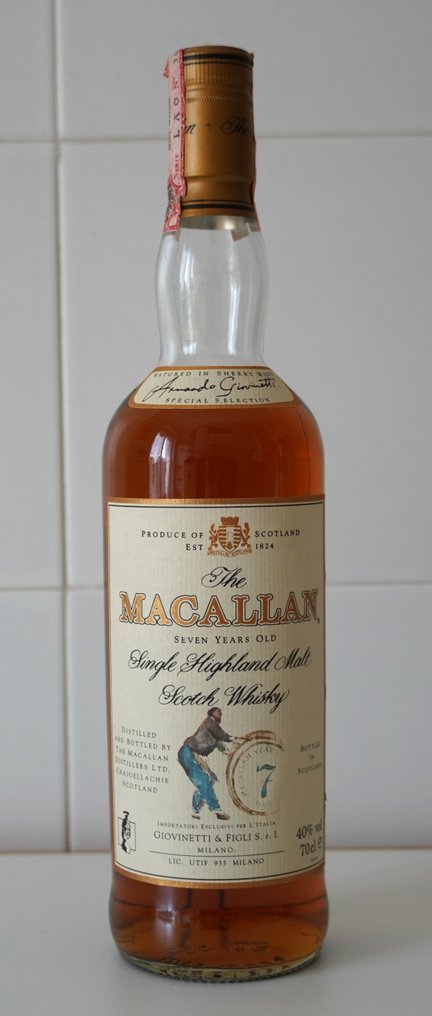 Macallan 7 years old - Original bottling  - b. 1990s - 70厘升 #1.1