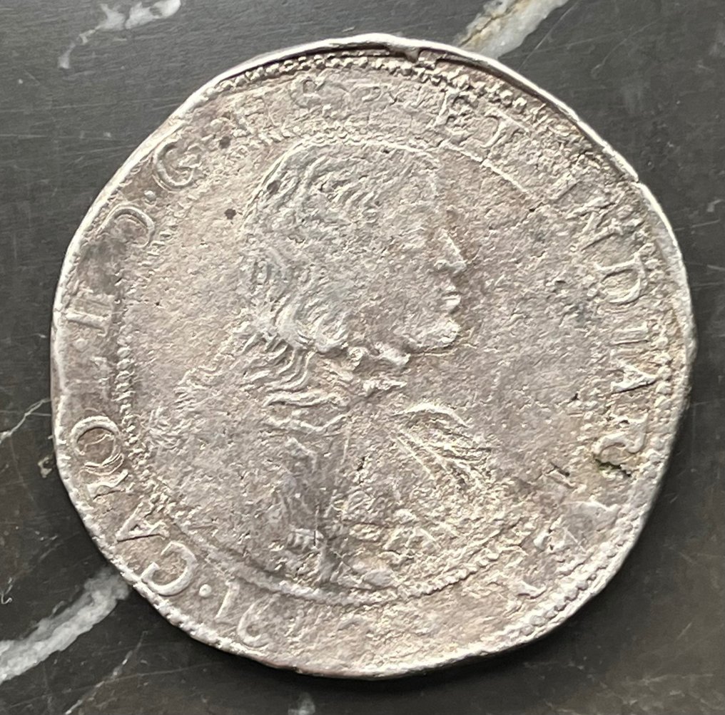 西属尼德兰， 布拉班特，安特卫普. Carlos II (1665-1700). Dukaton 1684 #1.1