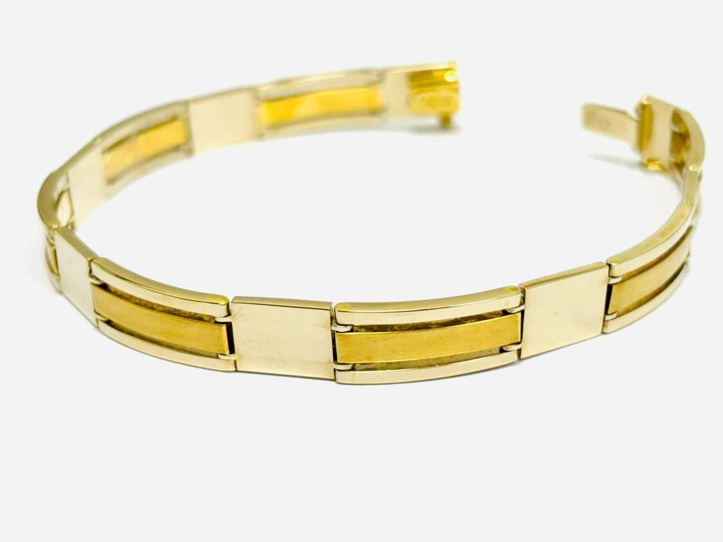 Armband - 18 kt Gelbgold, Weißgold #3.2