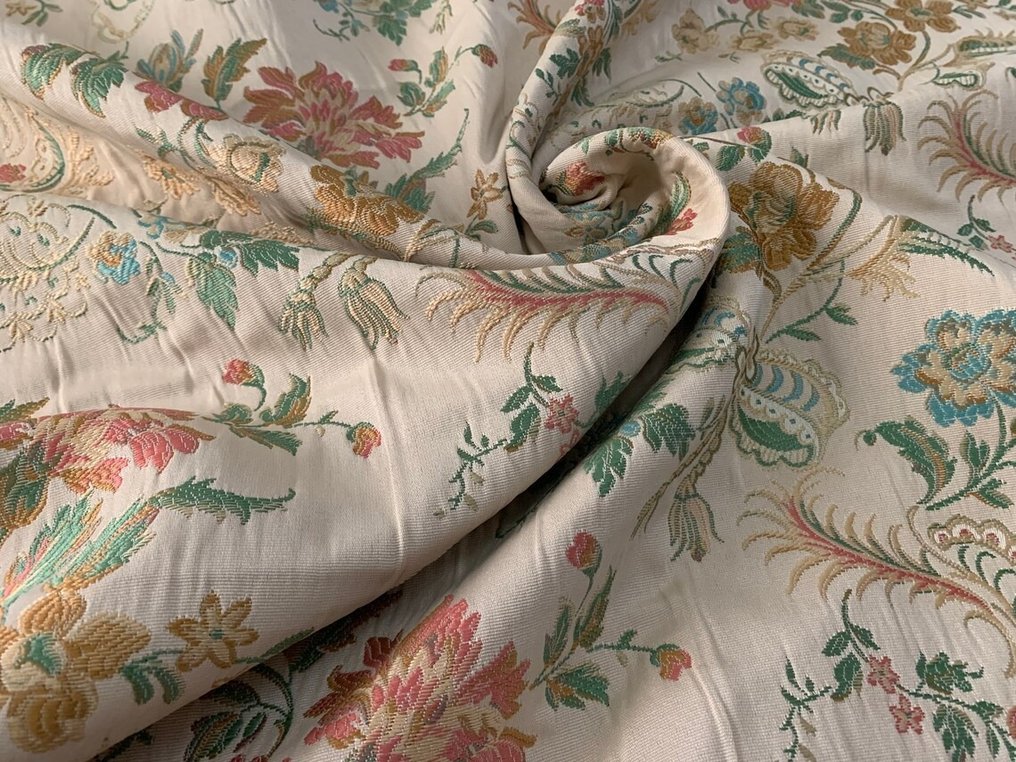 Hienostunut ja ylellinen kangas, tyyli San Leucio. - Verhoilukangas - 2.5 cm - 2.8 cm #3.2