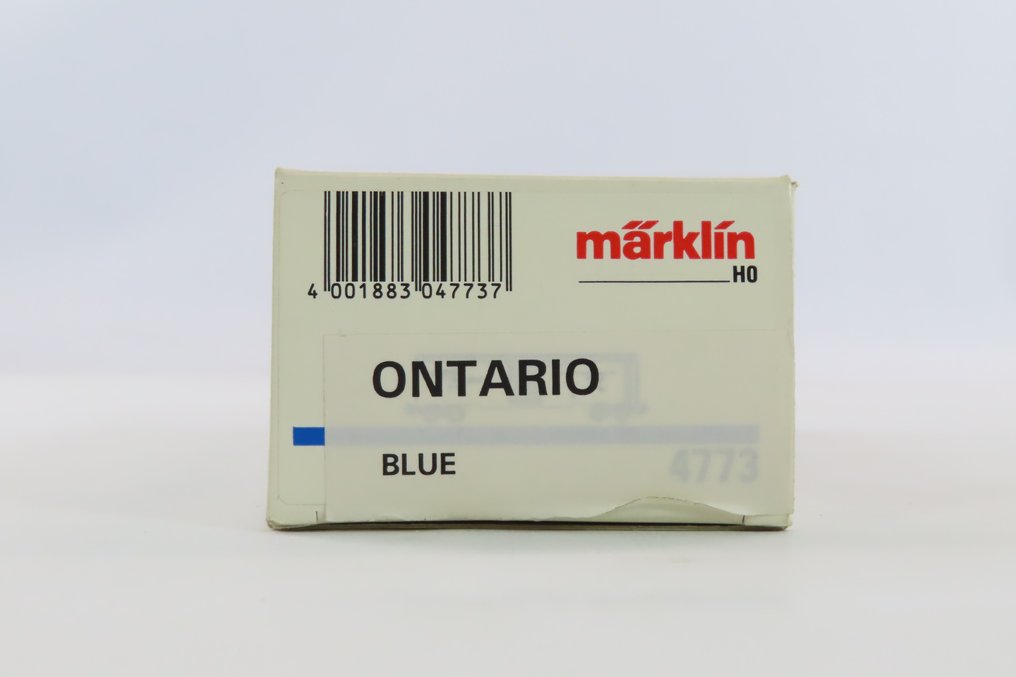 Märklin H0 - 4776 - Modeltrein goederenwagon (1) - Vier-assige box-car 'Ontario Northland', blauw #3.2