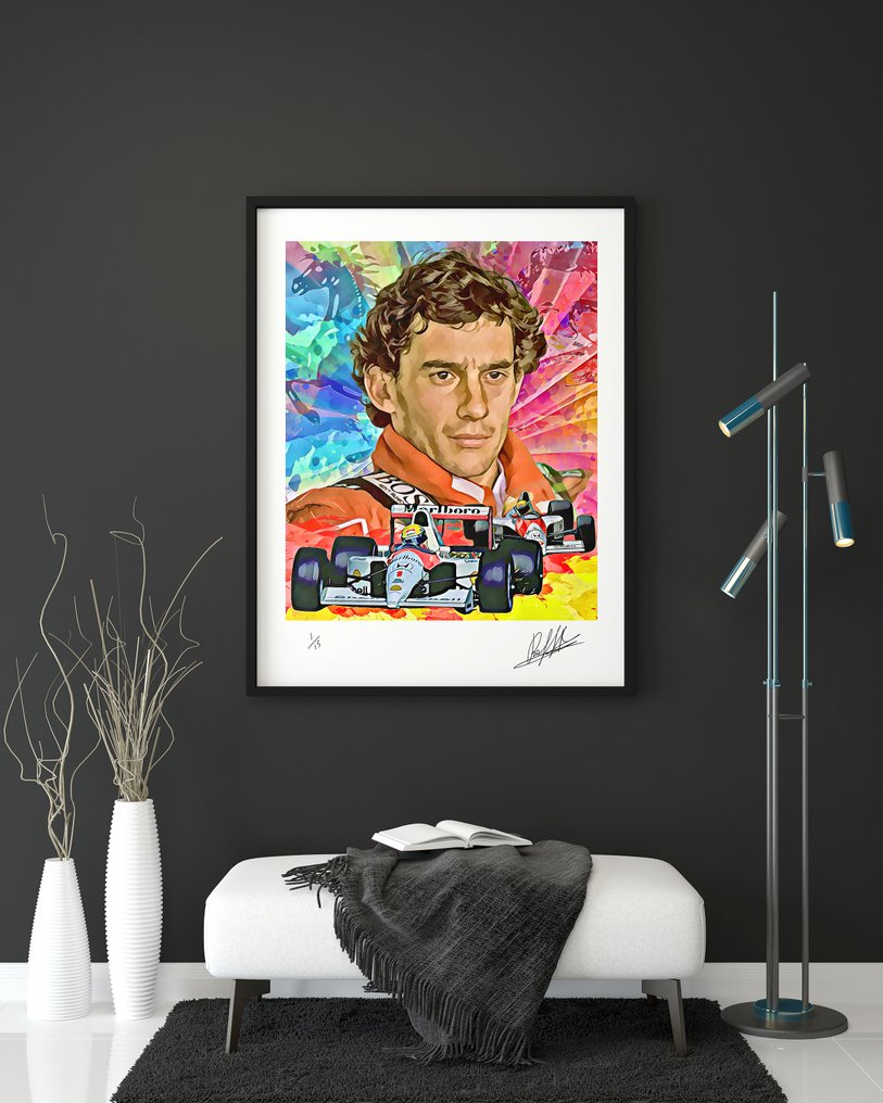 3/30 2024 - limited edition Giclèe - Ayrton Senna - 2024 - Artwork  #1.2