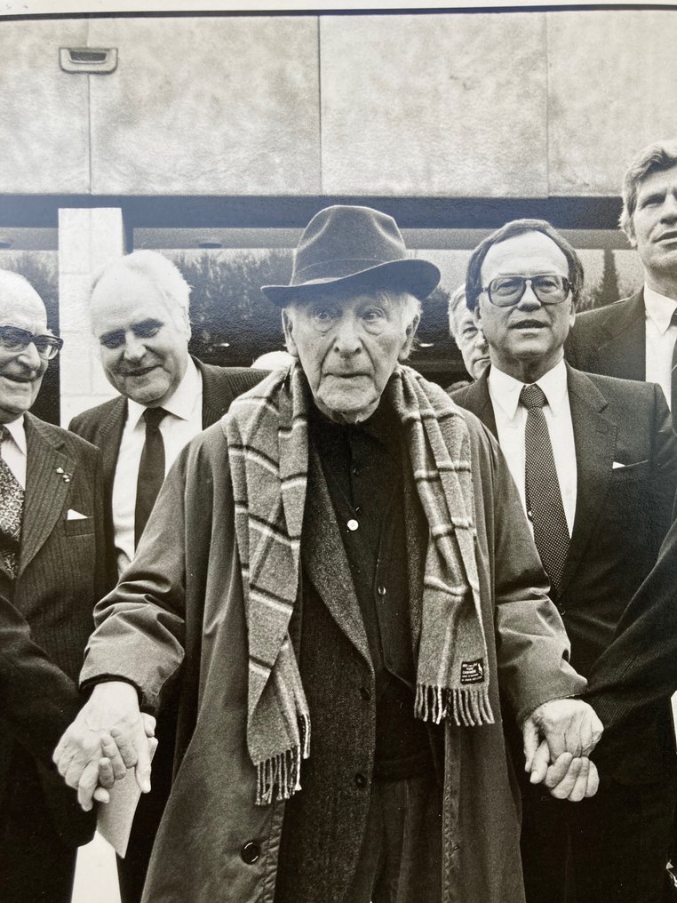 Gérard Pillon - Marc Chagall a l’inauguration des vitraux de l’église de St. Etienne #1.0