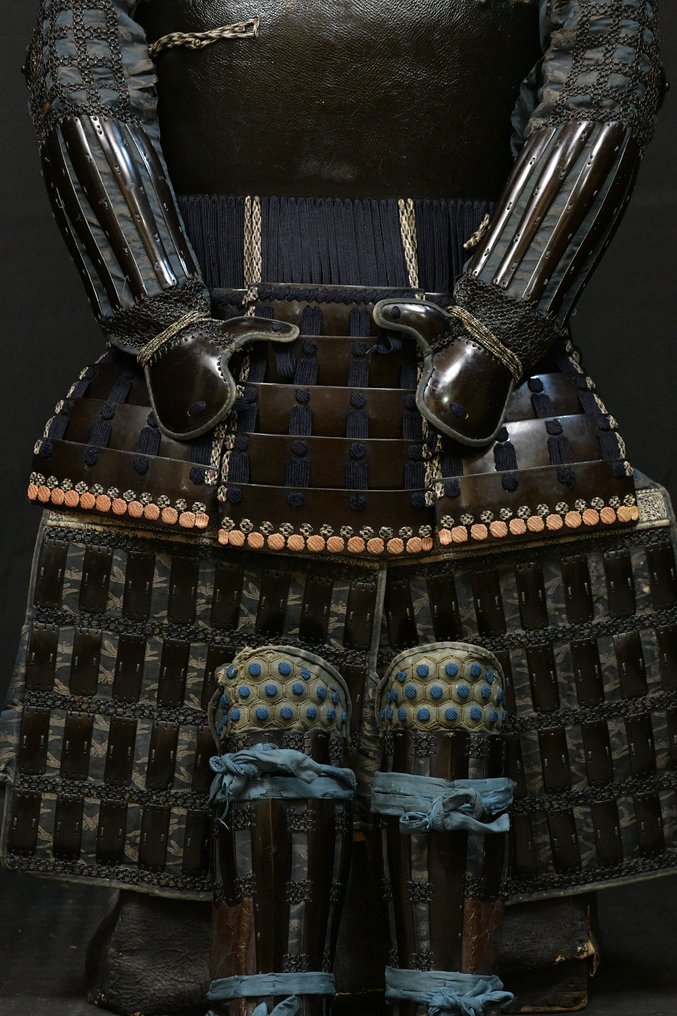 面具 - 完整的日本 Yoroi IKEDA 家族全套武士盔甲江户时代 - 1700-1750年 #2.1