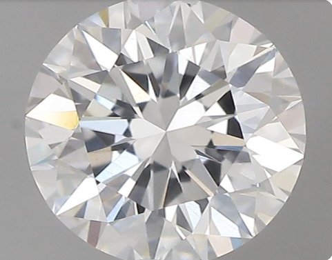 1 pcs Diamante - 0.50 ct - Redondo - E - SI1, VG/VG/VG/NONE *Low Reserve Price* #1.1