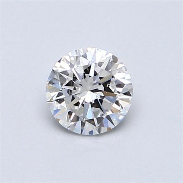 1 pcs Gyémánt - 0.50 ct - Kerek - D (színtelen) - VVS2 #1.2