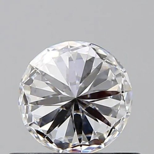 1 pcs Diamante  (Naturale)  - 0.50 ct - Rotondo - D (incolore) - VVS1 - Gemological Institute of America (GIA) - *3EX* #1.2