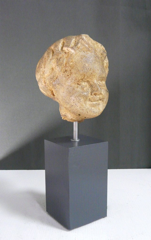Replica van een Grieks-Egyptische Steen Baby Eros - 25 cm #2.1