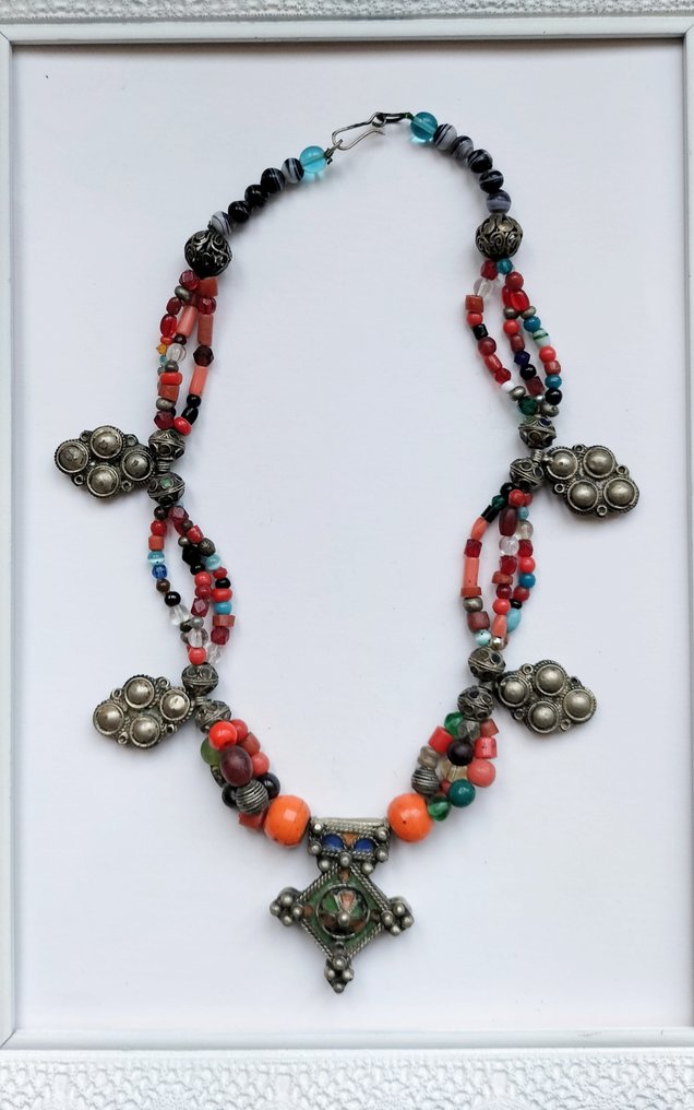 Halskette mit Berberkreuz des Südens - Marokko - 19. und 20. Jahrhundert #3.2