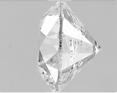 1 pcs 鑽石 - 1.00 ct - 圓形 - K(輕微黃色、從正面看是亮白的) - SI1, VG/EX/VG/NONE *Low Reserve Price* #3.2