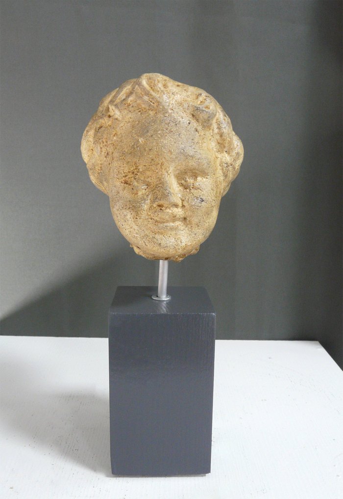 Replica van een Grieks-Egyptische Steen Baby Eros - 25 cm #1.2