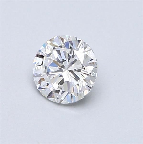1 pcs Gyémánt - 0.50 ct - Kerek - D (színtelen) - VVS2 #2.1