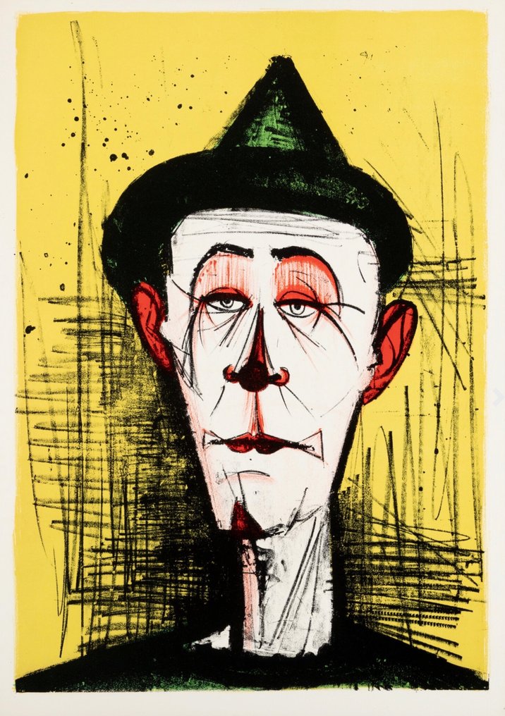 Bernard Buffet (1928-1999) - Le Clown Blanc #1.0