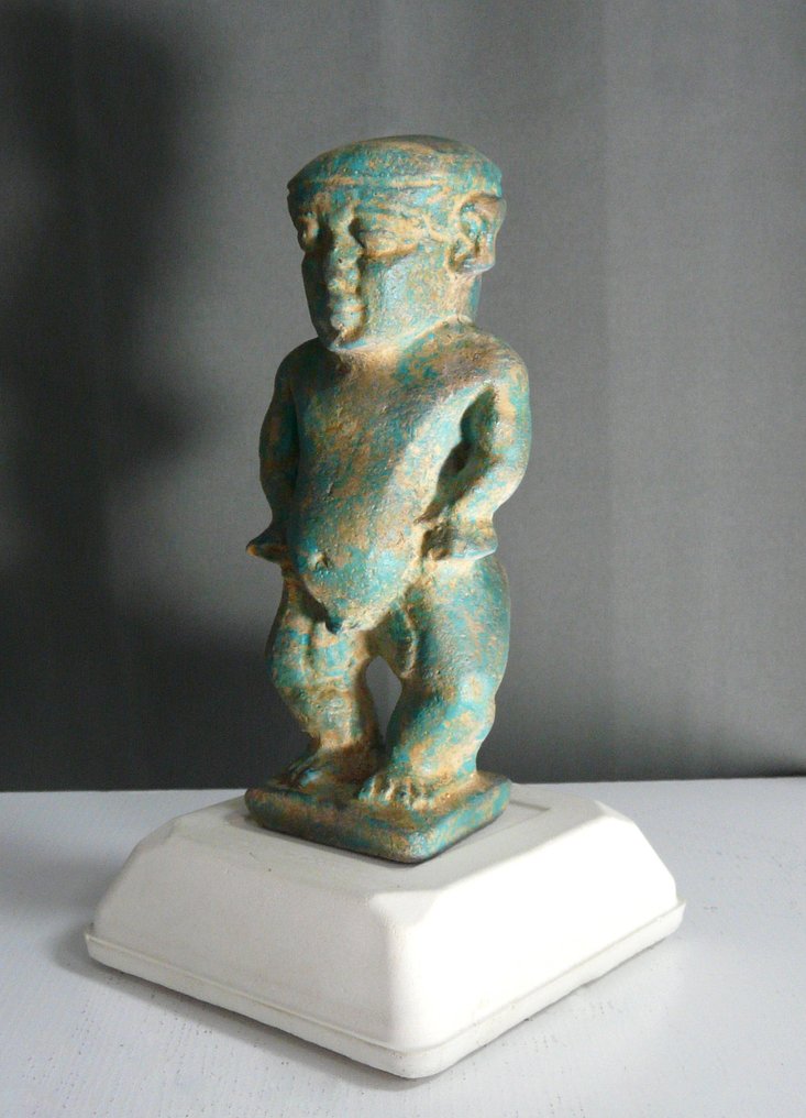 Muinaisen egyptiläisen (valtava!) Pataikos-polun kopio Amulet - 23 cm #2.1