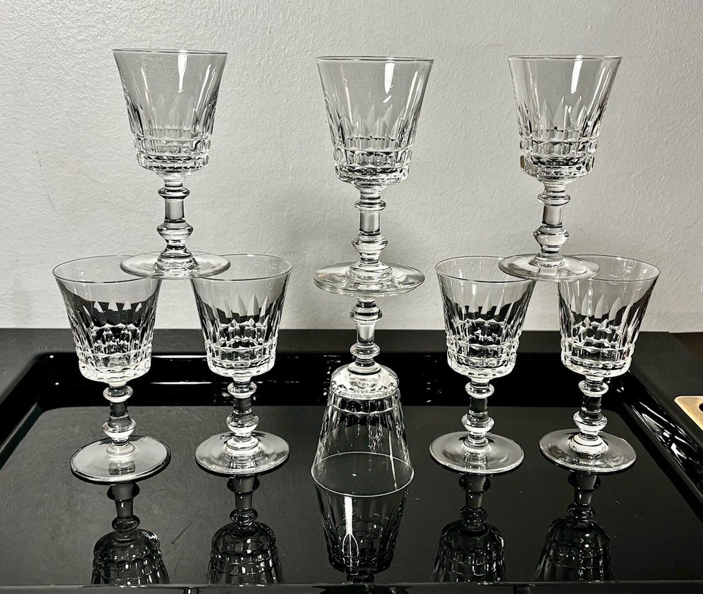 Conjunto de copos de bebidas diversas (8) - Esneux - Cristal #1.1